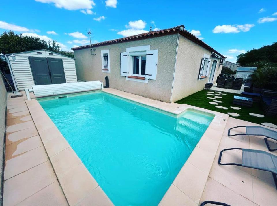 La Villa De L'Olivier Piscine Privee Et Parking 卡尔卡松 外观 照片